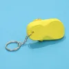 100 stcs Mix 3D Mini 7 5 cm Eva Beach Hole Little Croc Shoe Keychain Bag Accessoires Keyring Car Handtas Key Chain Charms Keychains267i