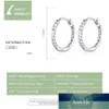 bamoer minimalistische ontwerp hoepel oorbellen voor vrouwen 925 sterling zilver weven geometrisch ontwerp mode-sieraden bijoux sce841 fabriek prijs expert ontwerpkwaliteit