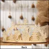 Decorações Festivas Suprimentos Jardim 1set DIY DIY DIY Presente de Natal para Criança Navidad Natal Xmas Decoração Home Fornecimento DBC