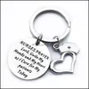 Band Rings Jewelry Stainless Steel Nurse Keychain Im A Stethoscope Keyring Heart-Shaped Pendant Student Gift Aessory Drop Delivery 2021 Gqjf