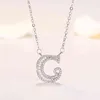 Wife's romantic travel same sier plated DIY your name my surname 26 English alphabet female Necklace268q