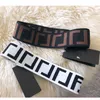 Sommer Luxus Designer elastische schwarz weiß braun doppelte Buchstaben Stirnbänder für Frauen Mode Unisex Kopfband mit Buchstaben Wörter Hig2895264O