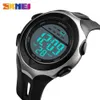 SKMEI Mode Sportuhr LED Digital Herren- und Damenuhr Leuchtanzeige Wecker 50M wasserdichte Uhr 1492 G1022