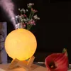 Aroma Diffusor Ultraschall Ätherisches Öl 880 ml Luft USB Luftbefeuchter Vollmond Lampe Licht Nacht Kühlen Nebel Reiniger Offi