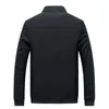 Herenjacks 2021 Brand Mens Bomber Jacket Thin Men Baseball jas Solid Color Casual Overcoat voor mannelijke kleding 8.16