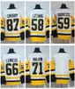 Heren 2023 Winter Classic 87 Sidney Crosby hockeyshirts 2.0 Reverse Retro 71 Evgeni Malkin Heren 59 Jake Guentzel 58 Kris Letang Mario 66 Lemieux Jersey zwarte shirts