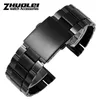 High Quality Strap for Dz4318 4323 4283 4309 Original Style Stainless Steel Watchband Male Large Watch Case Bracelet 26mm Black H0915