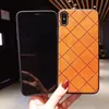 Casos de telefone de designer de moda para iphone 12 pro máximo 11 xr xs 7/8 mais shell de couro pu capa de luxo à prova de choque capa de celular