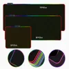 Niebieska gwiazda RGB Mysz XXL Klawiatura Computer Pad Akcesoria LED Gamer PC Podłączony Mata USB Gaming Desk Mousepad