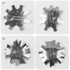 Molde recortador de cortaúñas para plantillas de diseño de uñas, herramienta de plantilla de corte, patrón de forma de sonrisa, formas de estilismo, herramientas de manicura t NAT015