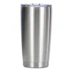 304 Stainless Steel Vacuum Tumbler Flask Car Mug Portable 20oz Solid Color Ice Master Mugs Cold Beer