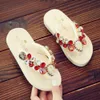 Cute Children's Slippers Fashion Crystal Women's Shoes Summer Comfortable Parent-Child Flip Flops Girls Beach Sandals qq398 210712