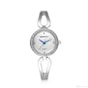 Femme mode robe montres creux Bracelet bracelet design bleu aiguille des heures Style rétro montre à Quartz bon cadeau coquille cadran montre-bracelet strass