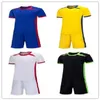 20 21 Orange Blank Spelare Team Anpassad Namn Nummer Fotboll Jersey Män Fotboll Skjortor Shorts Uniforms Kits 0005