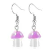 Dangle Lustre Mignon Champignon Boucles D'oreilles Petit Kawaii Goutte Boucle D'oreille En Gros Coréen Chinois Japon Mode Cadeaux Pour Les Femmes 2022 Tendance