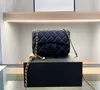 Designer Bags Handbag Totes Shoulder Cross Body Women High Quality Classic Caviar Square Sheepskin Chains bag 6 color 12