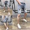 Herren Jeans 2022 Herrenhosen Schuhe Shorts Jean Kokosnussbäume Graffiti zerrissen Capris Shkinny Jeans Designer Männer Kleidung