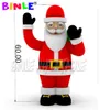 Verkoop Grappige Giant Opblaasbare Santa Claus met tas Christmas Inflatables Karakterballon voor Reclame Decoratie Outdoor Events