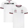 Мужские футболки 2-цвета F1-2021 гоночных команд спортивных футболок с короткими рукавами с коротки