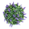 라벤더 매달려 수제 보라색 토핑 공 꽃 식물 장식 바구니 냄비 수제 DNJ998 210317