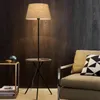 linen floor lamp