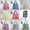 Home Storage Nylon Foldable Shopping Bags Reusable Eco-Friendly folding Bag Ladies Storage Bags DHP31