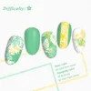 BORN PRETTY Leaves Pattern Rectangle Nail Stamping Plates Stainless Steel tropical Theme Nail Art Design Stamp Template