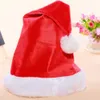 20 sztuk Boże Narodzenie Santa Claus kapelusze Merryxmas Caps Cap Party Hat dla Santa-Claus Costume Christmas-Decoration Kids lub Dorosłych głowy Obiw Rozmiar 56-58cm