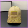 Спортивные бейсбольные колпачки Высококачественные шапки шапки мужские дизайнер повседневные буквы Casquette Beatwork Custet Hat Summer Womens Hut D222165F