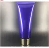 300pcs / lot 100g 100ml Tubes souples en plastique PE bleu vide Squeeze rechargeable crème cosmétique émulsion lotion emballage conteneurs de bonne qualité