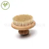 Bambu Bath Borstar Vuxen Naturbrörter Tvättborste Body Clean Massage Exfoliator 8 6HY Q2