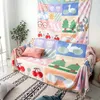 Dessin animé kawaii couverture salon décoration moderne mignon canapé serviette enfant Anime couverture pour lits housse de canapé coussin couvre-lit