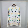 21ss Designers Sweaters luxury Mens Womens Jacquard Color five-pointed star Man Paris Fashion Tee Top Quality Tees Street long Sleeve luxurys yellow