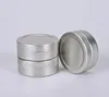 many size quality silver cases 20g empty aluminium cream jars,cosmetic case jar,20ml aluminum tins, metal lip balm container