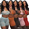 Sheer Outfits Sexy Two Piece Yoga Short Pants Set Womens Tracksuits 2022 Designer Clothing Mesh Tank Tops Shorts See Through Outfits