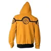 Anime Zipper Automne Hoodies Hommes Femmes Cosplay Akatsuki À Capuche 3D Imprimer Manteau À Capuche Sweats Rue Casual Hoodies Homme Y211122