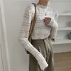 Yedinas Spring gebreide trui vrouwen gegolfde kraag koreaanse stijl vrouwelijke truien zwarte pullover casual slanke witte trek knitwear 210527