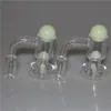 Terp Slurper Quartz Banger Set Fumar 14mm 10mm Male Joint Bangers 45 90 Graus Luminous Glowing Pearl Bead Comprimidos Kit