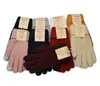 Partyvorbevorzugung Weihnachtsgeschenkhandschuhe Winter Touchscreen Frauen039s und Men039s warme Stretch Stretch gestrickte Nachahmungswolle Allfinger N5709220