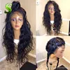 Long 10-28inches Loose Curly Lace Front Wig Heat Resistant High Ponytail Synthetic Wigs with Baby Hair for Black Women