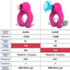 남성을위한 수탉 진동기 반지 페니스 마사지 딕 확대기 빠는 핥는 음핵 자극 섹스 토이 성인 18 220329