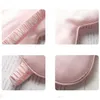 Nyimiterad Silk Sova Eye Masks Portable Travel Dexterous Night Ventilation Eyeshade Elastiska Bandages Rest Blindfold Sova Mask RRA9862