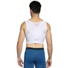 Chest Trainer Compression Corset with Zip Gynecomastia Bra Sexy Men Slimming Vest Posture Corrector Underwear