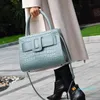 Shoulder Bags Fashion Temperament Handbag Women Large Capacity Simple Atmosphere Pattern Messenger 1213