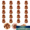 24 PCS Couleur Marron Couvre-pieds de chaise avec fond en feutre Couvre-pieds de chaise ronds en silicone pour meubles muets en mouvement Prix d'usine Conception experte Qualité Dernier style original