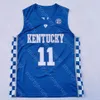 Camisa de basquete Wsk Kentucky Wildcats NCAA College Antonio Reeves CJ Fredrick Jacob Toppin Wallace Livingston Onyenso Ware Thiero Tshiebwe Clarke Maxey Quickle