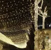 Hot LED-remsor sträng dekoration ljus 220V för fest bröllop halloween jul flash ljus 10m 33 ft 100 LED 9 färger DHL Ship