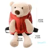 Cartoon Plush Bear Kids Backpacks Stuffed260W