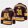 2021 B1G turniejów Champions Jack Perbix Jersey Minnesota Golden Gophers Carl Fish Blake McLaughlin Sam Rossini Jared Moe Ben Meyers Koszulki hokejowe do lodu