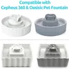 Used For 360 Ceramic Fountain Replacement Filters Including 8 Carbon Filters And 2 Foam Dog Bowls & Feeders211I